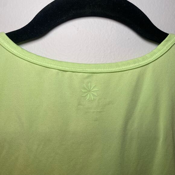 Athleta Women's size Large Green Lightweight Long Sleeve Shirt Athletic Active - Picture 7 of 9